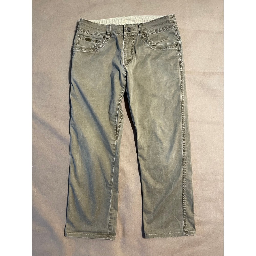 Kühl D'Lux Vintage Patina Dye Men's Pants Sz 33x32 27" Inseam Utility Gorpcore